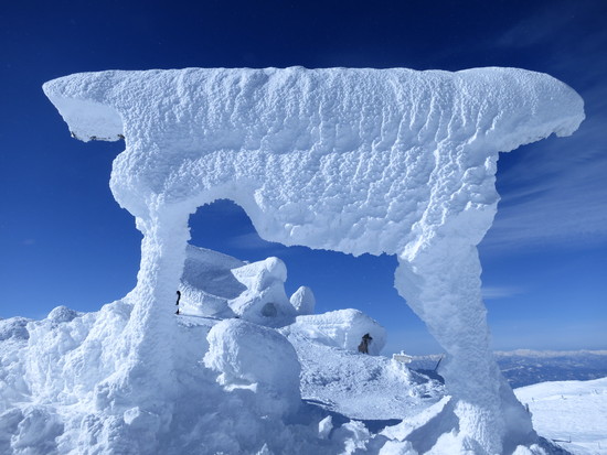 青空の下、樹氷見物|蔵王ライザワールドのクチコミ画像3