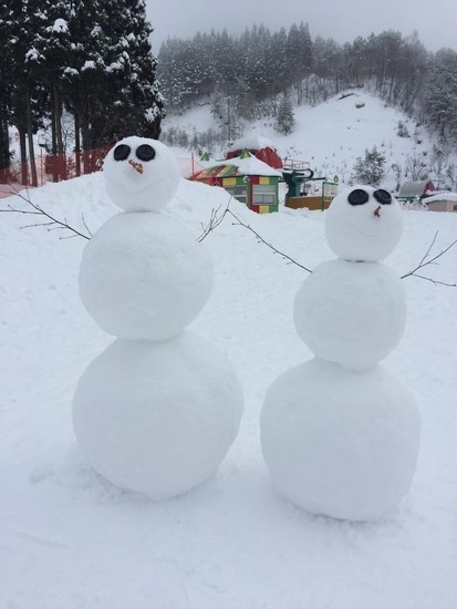 背の高い雪だるま|鷲ヶ岳スキー場のクチコミ画像