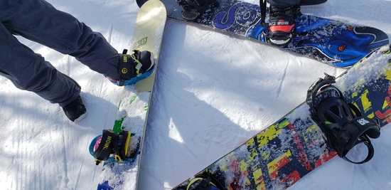 夕日と俺と仲間たち|蔵王温泉スキー場のクチコミ画像2