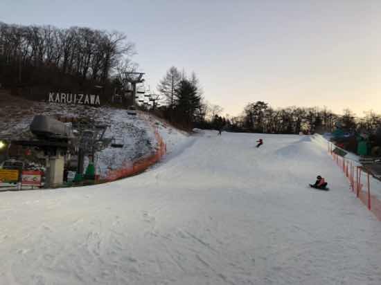 雪質がコロコロ変わります