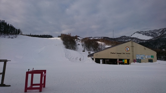 この日までクワットリフトのみの営業だった|福井和泉スキー場のクチコミ画像