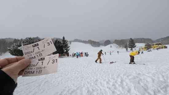 雪質めちゃくちゃ最高！|かたしな高原スキー場のクチコミ画像