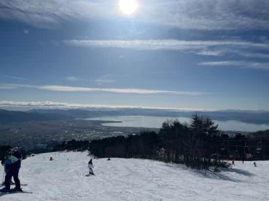 1月2日は雪がなかったけど、まあ楽しかった|絶景・猪苗代スキー場のクチコミ画像2