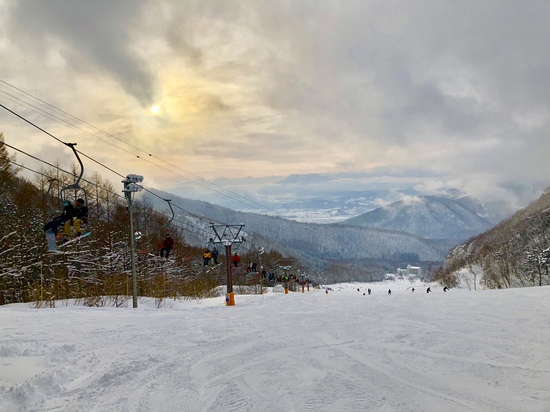 空、山、ゲレンデ|竜王スキーパークのクチコミ画像
