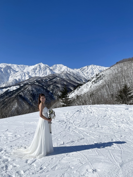 White wedding in Hakuba|白馬岩岳スノーフィールドのクチコミ画像1
