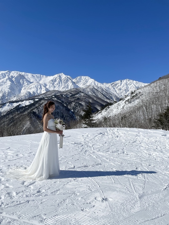 White wedding in Hakuba|白馬岩岳スノーフィールドのクチコミ画像2