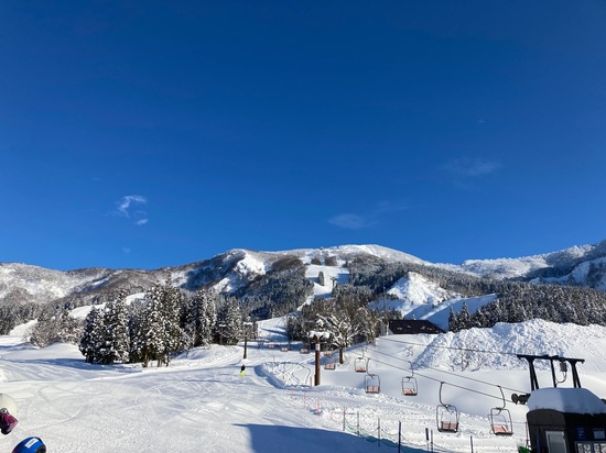 素晴らしい眺望のゲレンデです。|六日町八海山スキー場のクチコミ画像