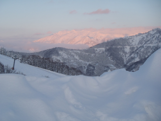 夕日に映える山々|のクチコミ画像