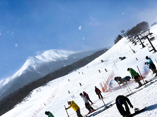 ゲレンデから見える御嶽山|開田高原マイアスキー場のクチコミ画像