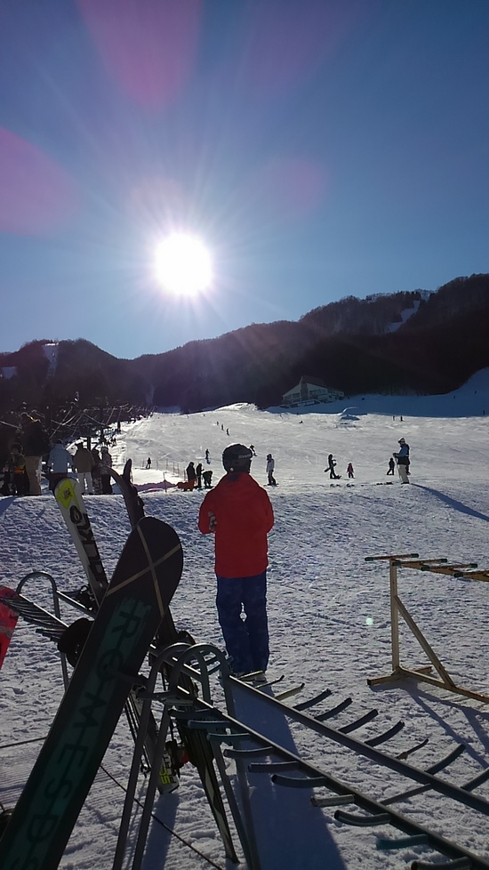 カチカチでした…(笑)|群馬みなかみほうだいぎスキー場（旧 宝台樹スキー場）のクチコミ画像2