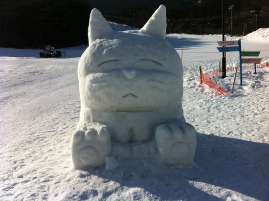 ゲレンデがアイスバーン|スノーリゾート猫山のクチコミ画像