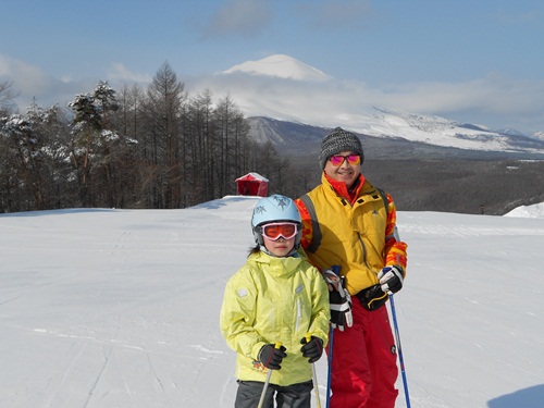 浅間山がきれいに見えました|軽井沢スノーパークのクチコミ画像