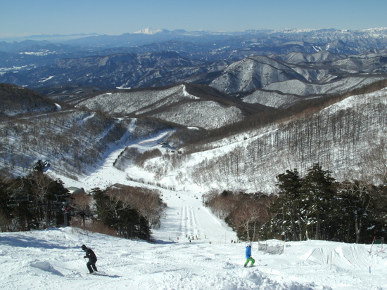 クリアスカイで遠くの山がきれい|川場スキー場のクチコミ画像3