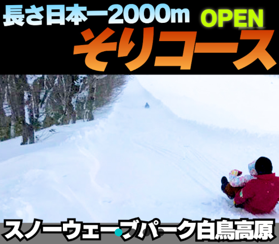 2000mのそりゲレンデ✨