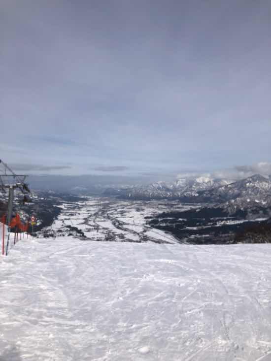 景色が最高で雪も多かった|石打丸山スキー場のクチコミ画像1