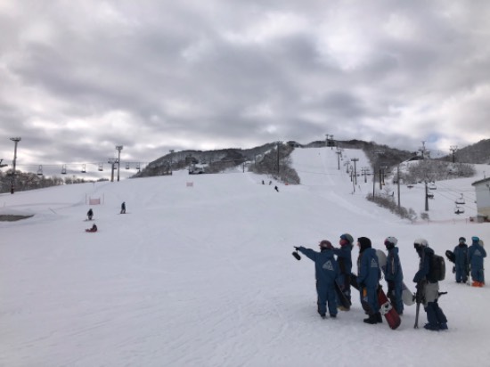 景色が最高で雪も多かった|石打丸山スキー場のクチコミ画像2