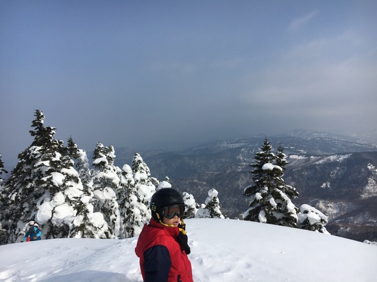 スノーキャットで山頂に。|菅平高原スノーリゾートのクチコミ画像