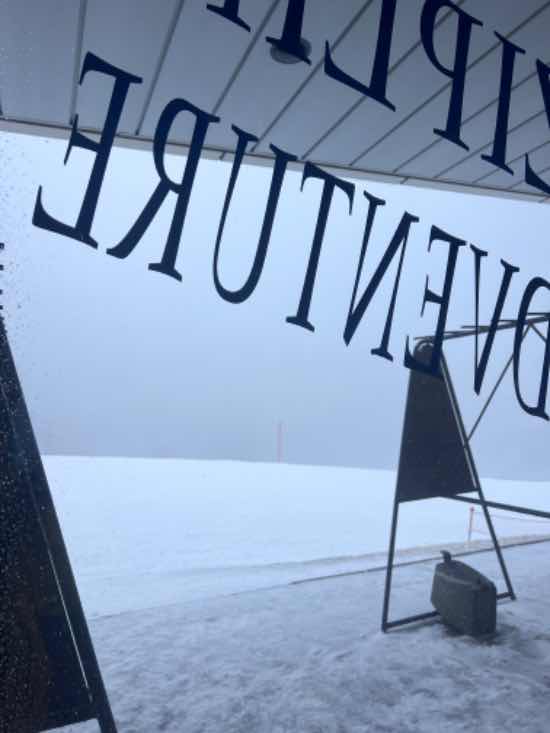 猛吹雪で視界が悪かったけど|湯沢高原スキー場のクチコミ画像