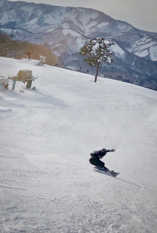 気持ちよくカービングも楽しめます|会津高原南郷スキー場のクチコミ画像2