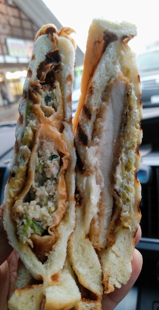 餃子サンドイッチ|めいほうスキー場のクチコミ画像