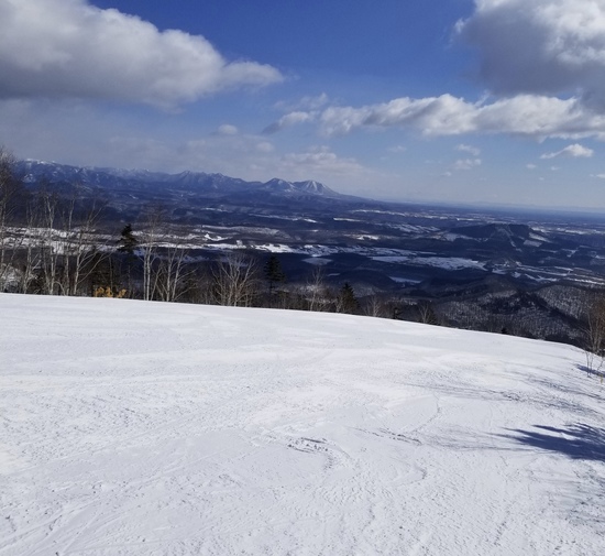 雪面固っ！|サホロリゾートスキー場のクチコミ画像