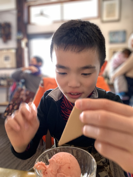 美味しいランチでテンションアップ|岩原スキー場のクチコミ画像1