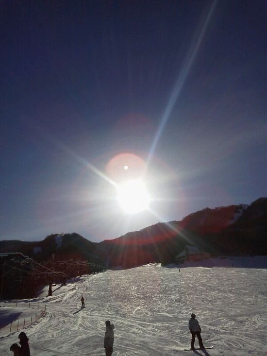 最高のお天気と雪質|群馬みなかみほうだいぎスキー場（旧 宝台樹スキー場）のクチコミ画像