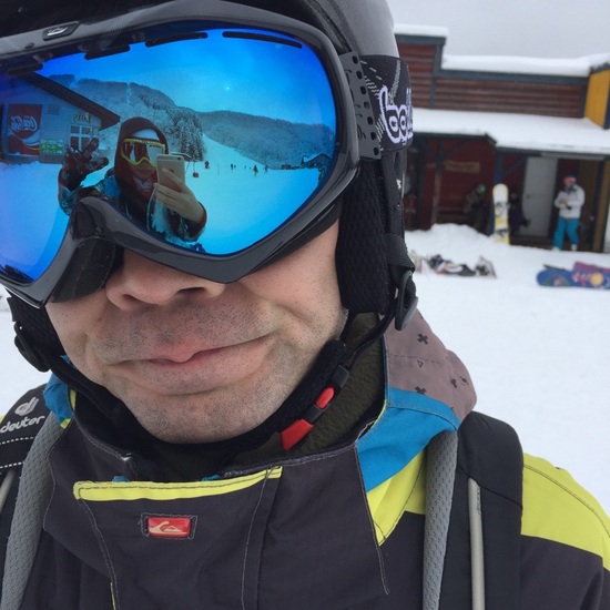 ゴーグル越しのゲレンデ紹介|Hakuba47 ウインタースポーツパークのクチコミ画像