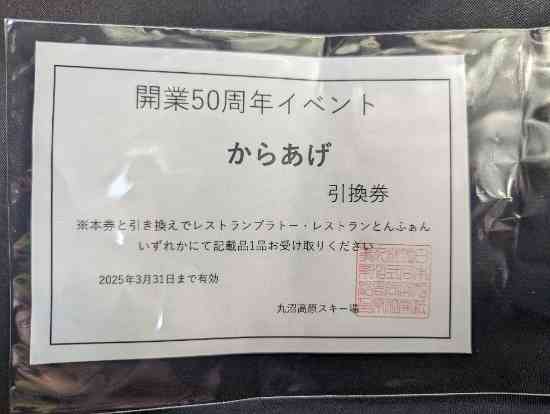 ワンダーランドかたしなレビューキャンペーン|丸沼高原スキー場のクチコミ画像
