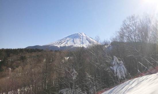 ゲレンデから見る富士山は絶景です|のクチコミ画像