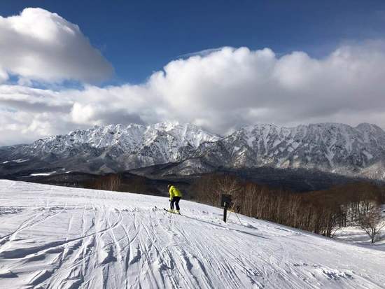 戸隠山を眺めながら滑る贅沢さ、神秘さがイイ|のクチコミ画像