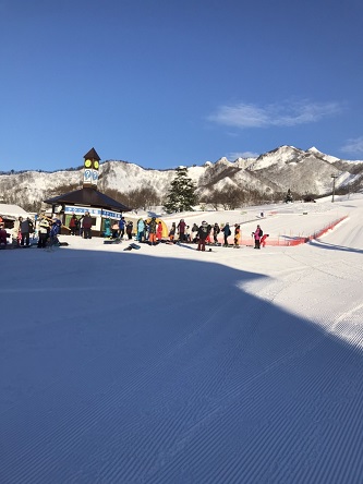 晴天の朝一|岩原スキー場のクチコミ画像3