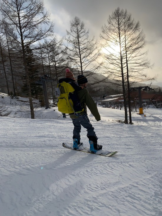 暖冬にしては雪質良かったです|のクチコミ画像