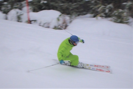 雪は少なく|信州松本 野麦峠スキー場のクチコミ画像2