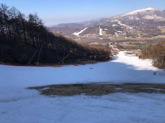 そろそろ厳しいかも|菅平パインビークスキー場のクチコミ画像
