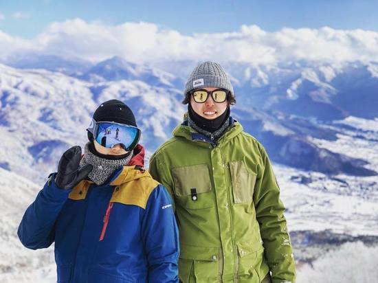 弟との再会！|Mt.KOSHA よませ温泉スキー場 & X-JAM 高井富…のクチコミ画像