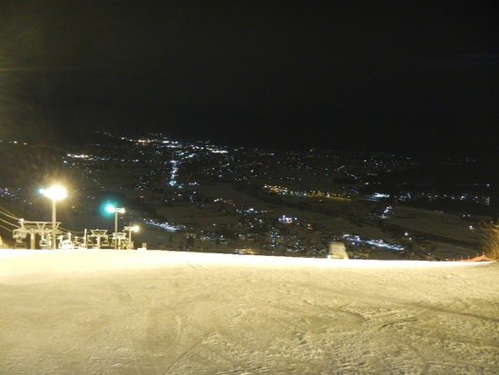 夜景も綺麗|石打丸山スキー場のクチコミ画像