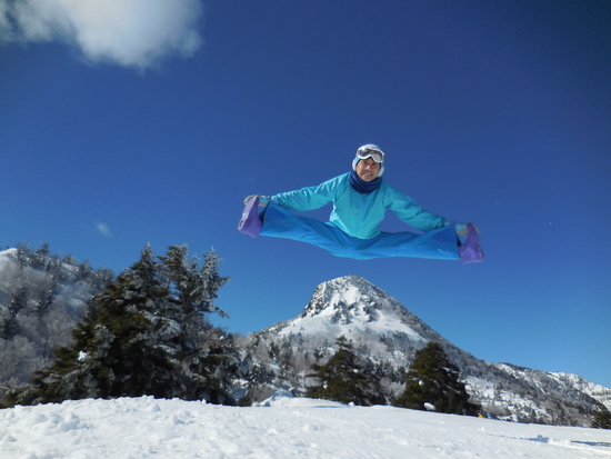 日本最高峰：志賀高原：横手山、一っ跳び|志賀高原 熊の湯スキー場のクチコミ画像2