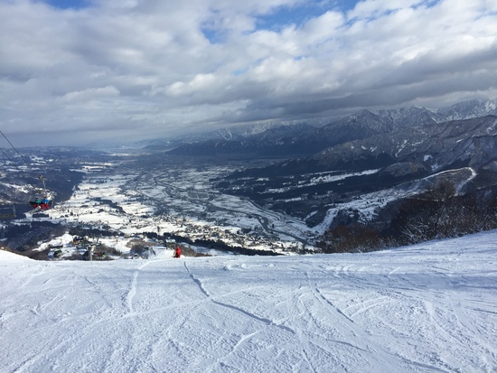小雪ですが、滑れます。|石打丸山スキー場のクチコミ画像