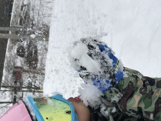 小さい子の雪遊びに良いゲレンデ|やぶはら高原スキー場のクチコミ画像