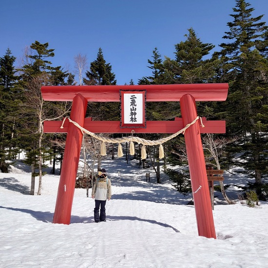 鳥居と私|丸沼高原スキー場のクチコミ画像
