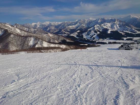 緩やかな斜面がメインのスキー場|岩原スキー場のクチコミ画像2