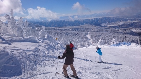 本州とは思えない最高の雪質、樹氷、温泉|蔵王温泉スキー場のクチコミ画像