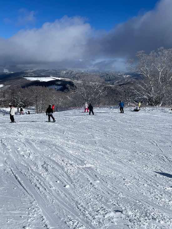 最上の雪質でした。