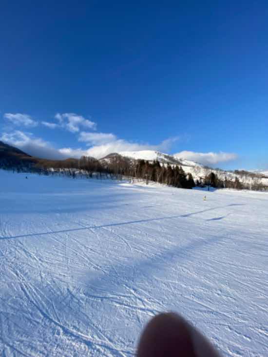 快晴で雪質も最高|白馬乗鞍温泉スキー場のクチコミ画像