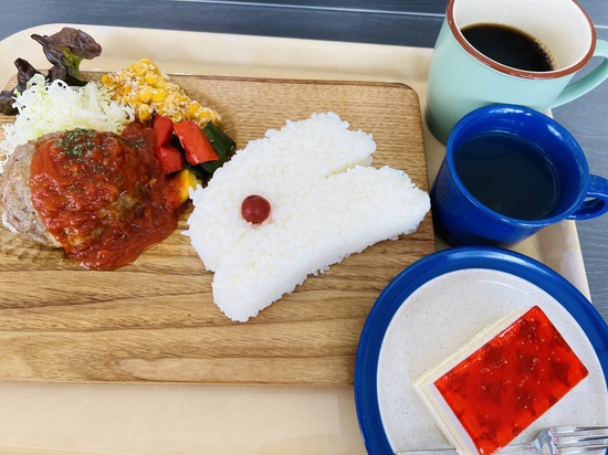 ウサギご飯超可愛い|会津高原南郷スキー場のクチコミ画像
