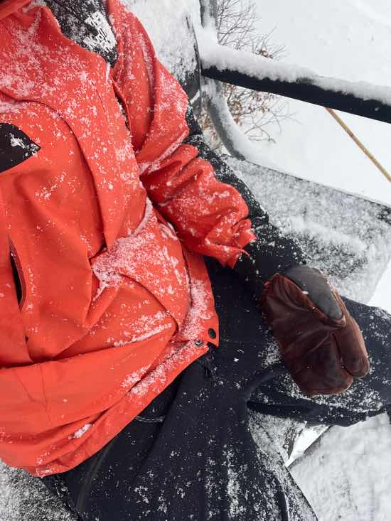ついに雪が降った！！