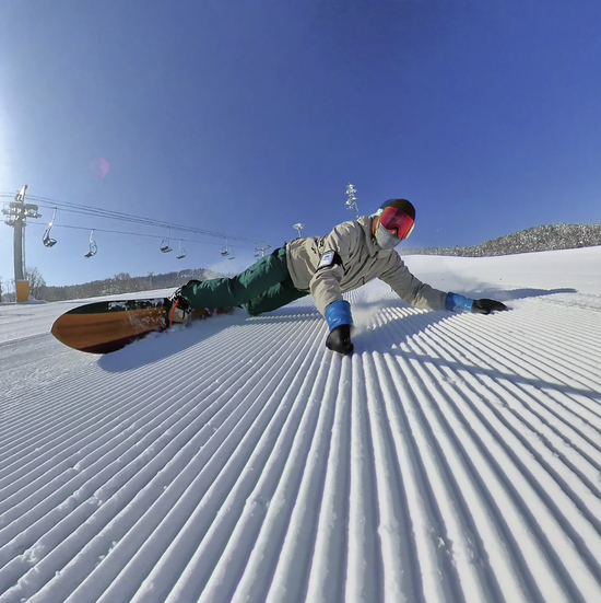 2歳の息子とスノーボーディング！|士別市 日向スキー場のクチコミ画像2