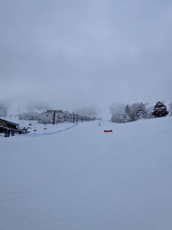 寒いけど雪質よし|志賀高原 熊の湯スキー場のクチコミ画像