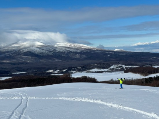 やっと雪が積もった|函館七飯スノーパークのクチコミ画像